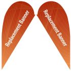 Small Double Sided Replacement Teardrop Banner