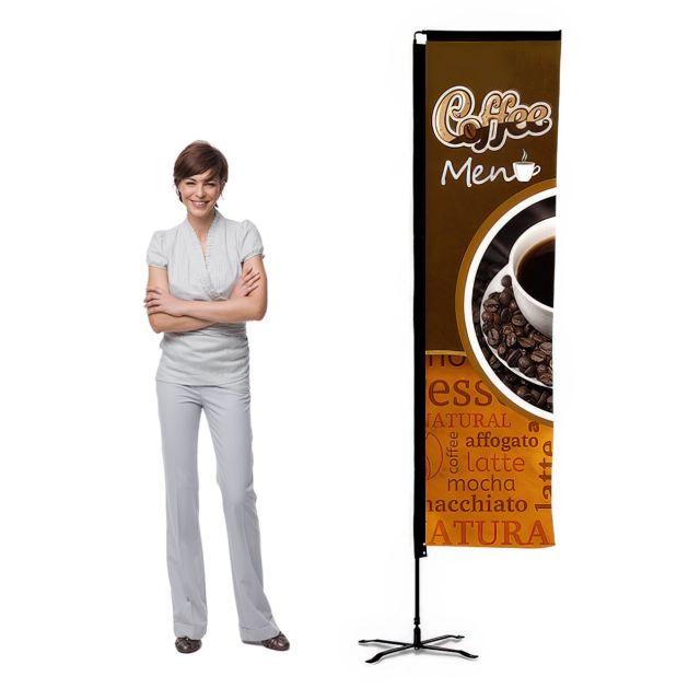 7 Foot Rectangular Flag Banner