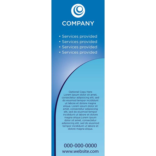 Banner Design - Blue Arch