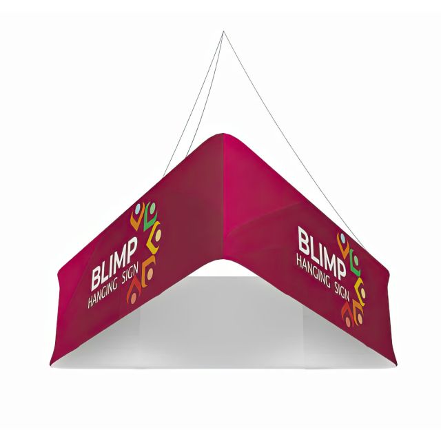 Triangle 12' Hanging Fabric Structure Replacement Graphic