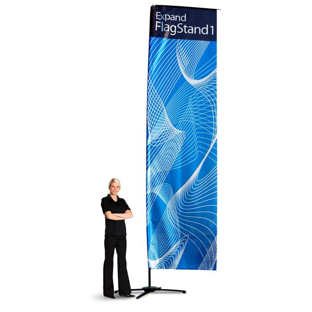 Expand FlagStand Large Outdoor Flag and Banner Pole