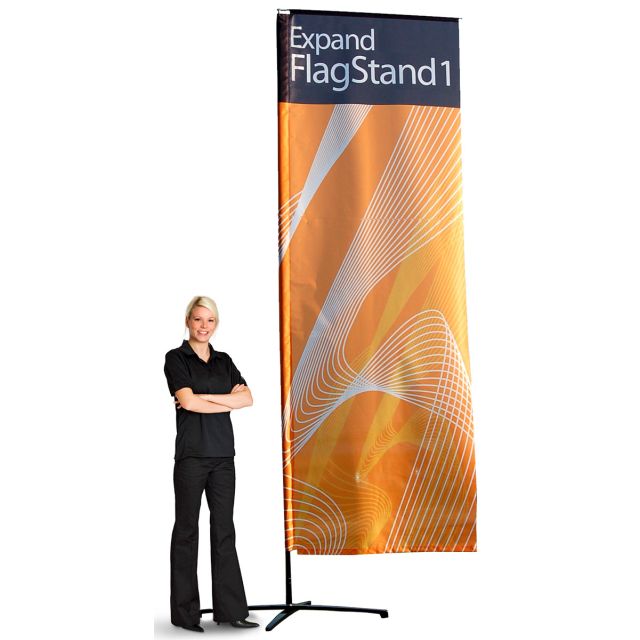 Expand FlagStand Medium Outdoor Flag and Banner Pole