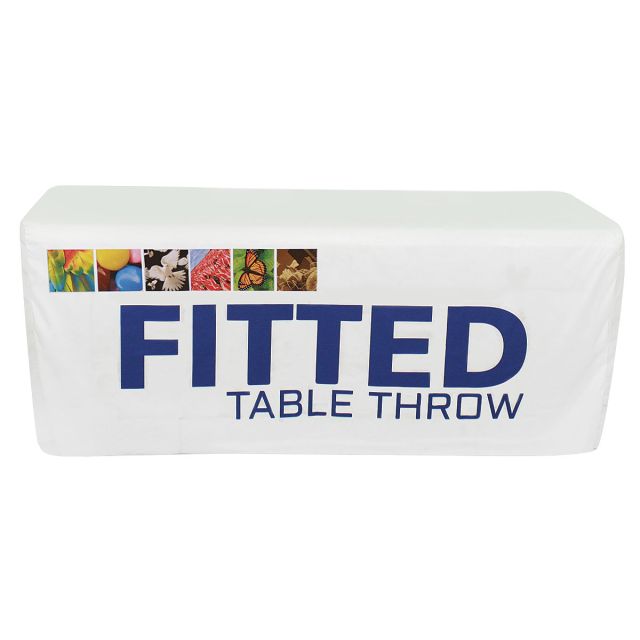 Full Color Fitted Table Throw for 6 foot table