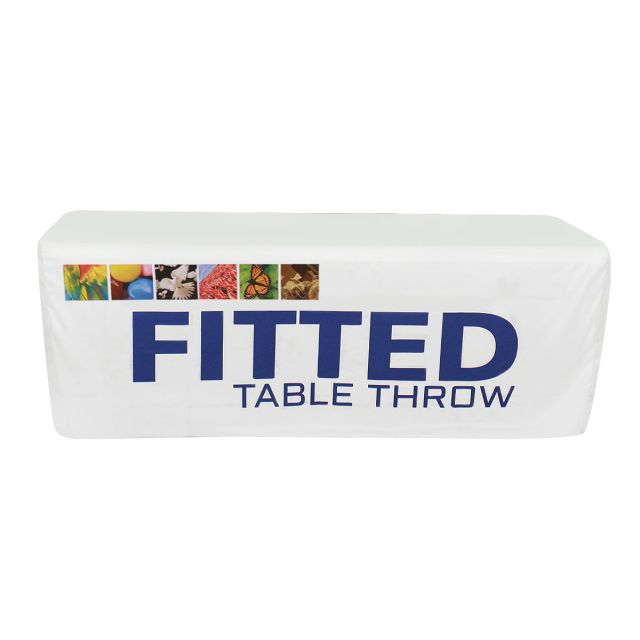 Full Color Fitted Table Throw for 8 foot table