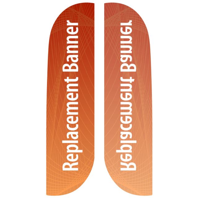 Small Single Sided Replacement Feather Banner