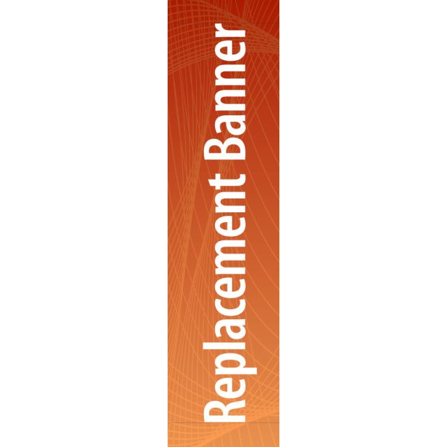 18 x 80 Banner for 18 x 72 Outdoor Banner Stands