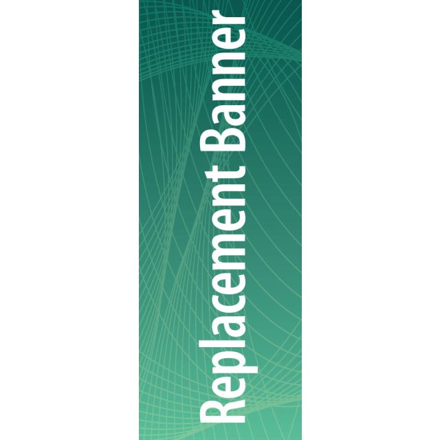 36 x 96 Banner for Mini Large Format Banner Stands