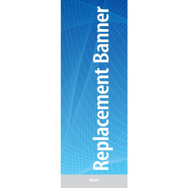 29.5 x 77.5 Banner for Contender Retractable Stands