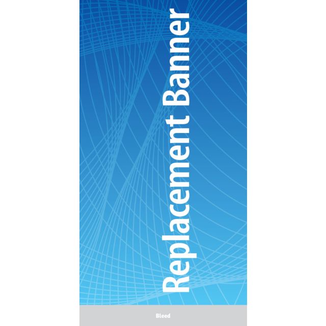 47.5 x 85.75 Banner for MediaScreen XL Retractable Stands