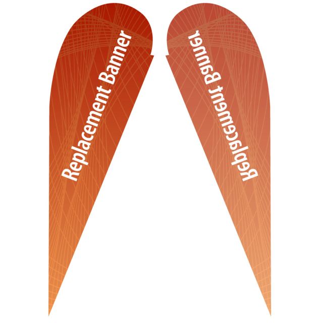 16 Foot Single Sided Replacement Teardrop Banner