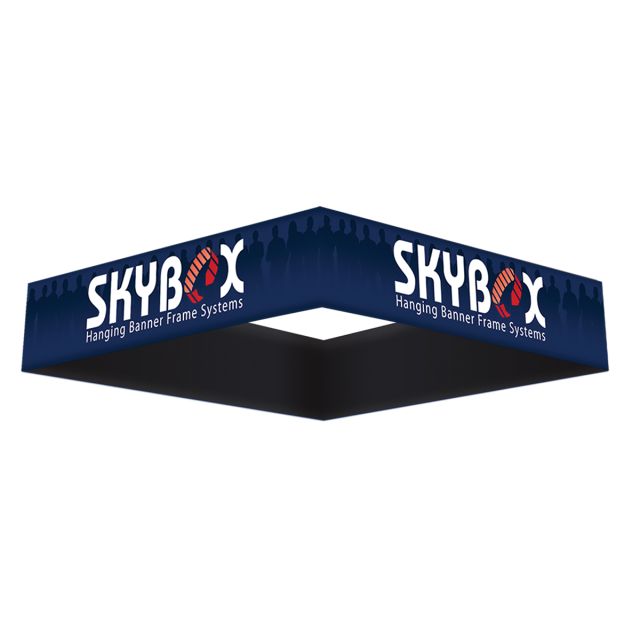 Square 10' Hanging Fabric Structure Replacement Graphic