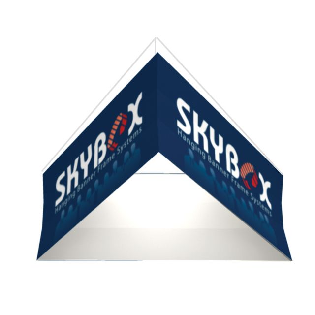 Triangle 8' Hanging Fabric Structure Replacement Graphic