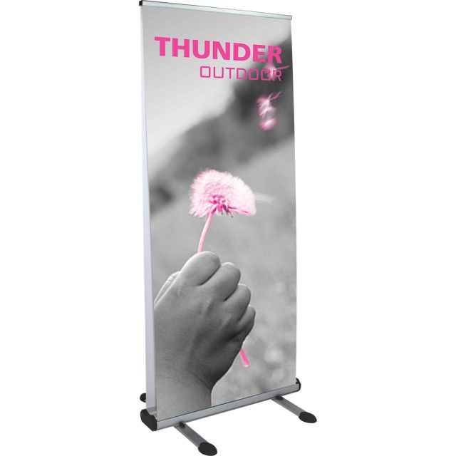 Thunder Double Sided Outdoor Retractable Banner Stand
