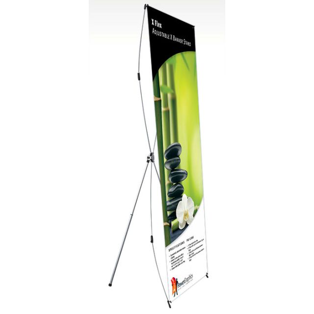 X Flex Large Adjustable X Banner Stand