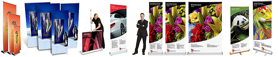 retractable banner stands